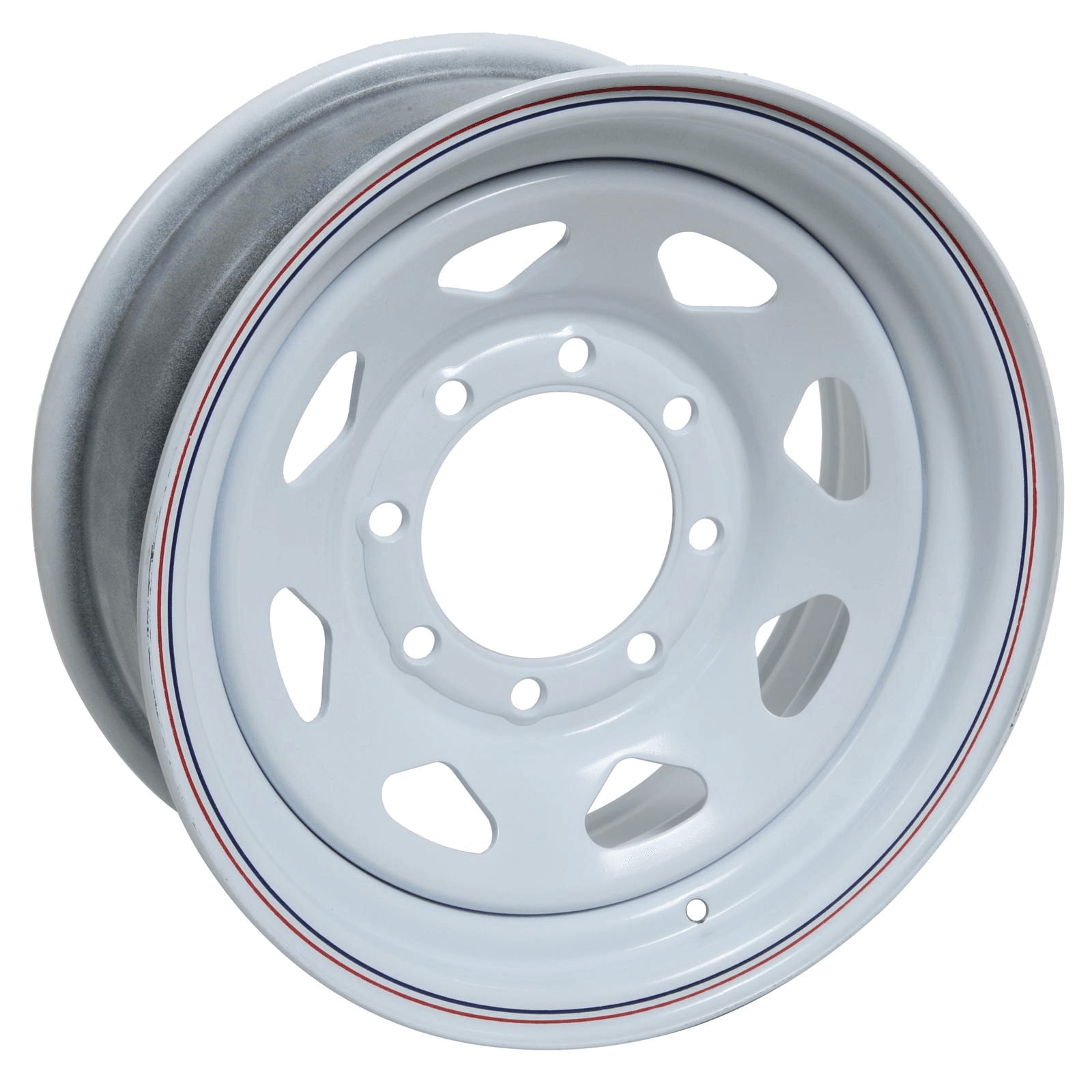 Felge Nomad weiss 8x16 Zoll mit 8-6.50in. Lochkreis Felge Nomad weiss 8x16 Zoll mit 8-6.50in. Lochkreis