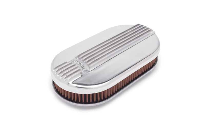 Luftfilter Oval Alu poliert Luftfilter Oval Alu poliert