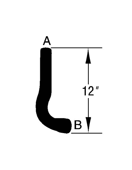 Kühlwasserschlauch Jeep Chrysler 2.5L und 225ci