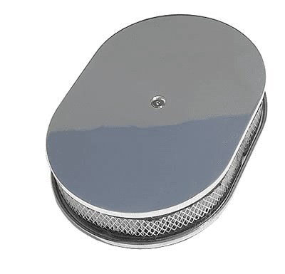 Luftfiltergehäuse oval Alu poliert Luftfiltergehäuse oval Alu poliert