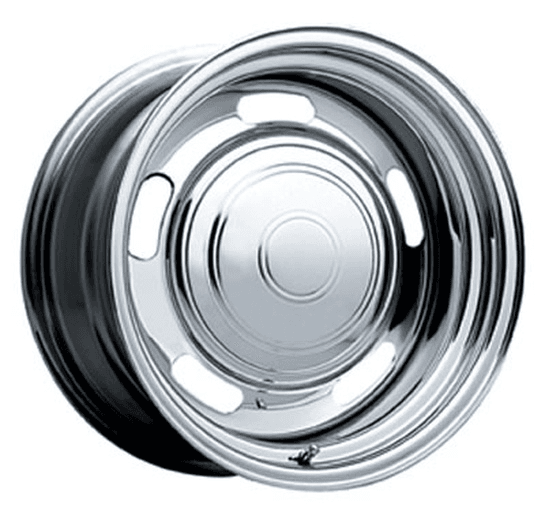 Felge Chrom Rally 6x15in. Lkr. 5-4.50in. Felge Chrom Rally 6x15in. Lkr. 5-4.50in.