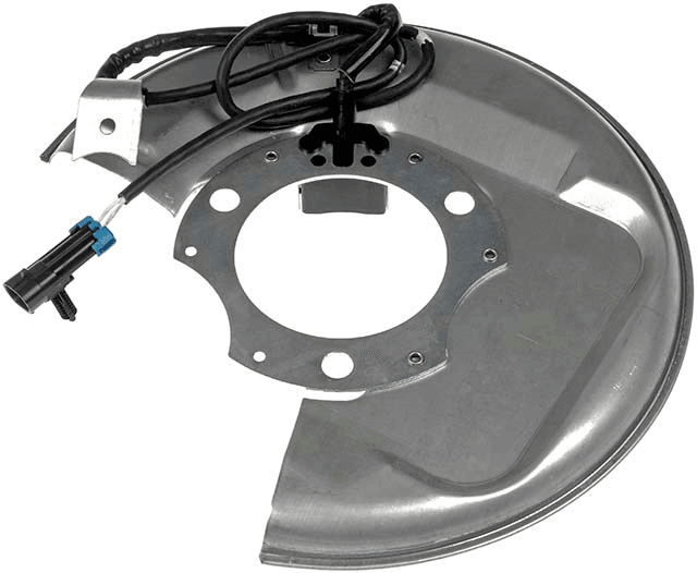 Spritzschutzblech Fahrerseite mit ABS-Sensor Spritzschutzblech Fahrerseite mit ABS-Sensor