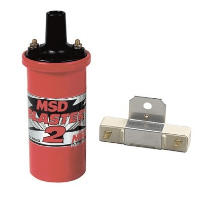 Zündspule MSD Red Blaster II 0.8Ohm Ballastwiderstand Zündspule MSD Red Blaster II 0.8Ohm Ballastwiderstand
