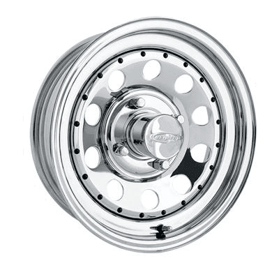 Felge verchromt 6x14in. Lkr.4-4.25in.