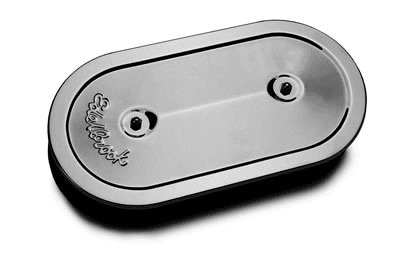 Luftfiltergehäuse Chrom Oval Luftfiltergehäuse Chrom Oval