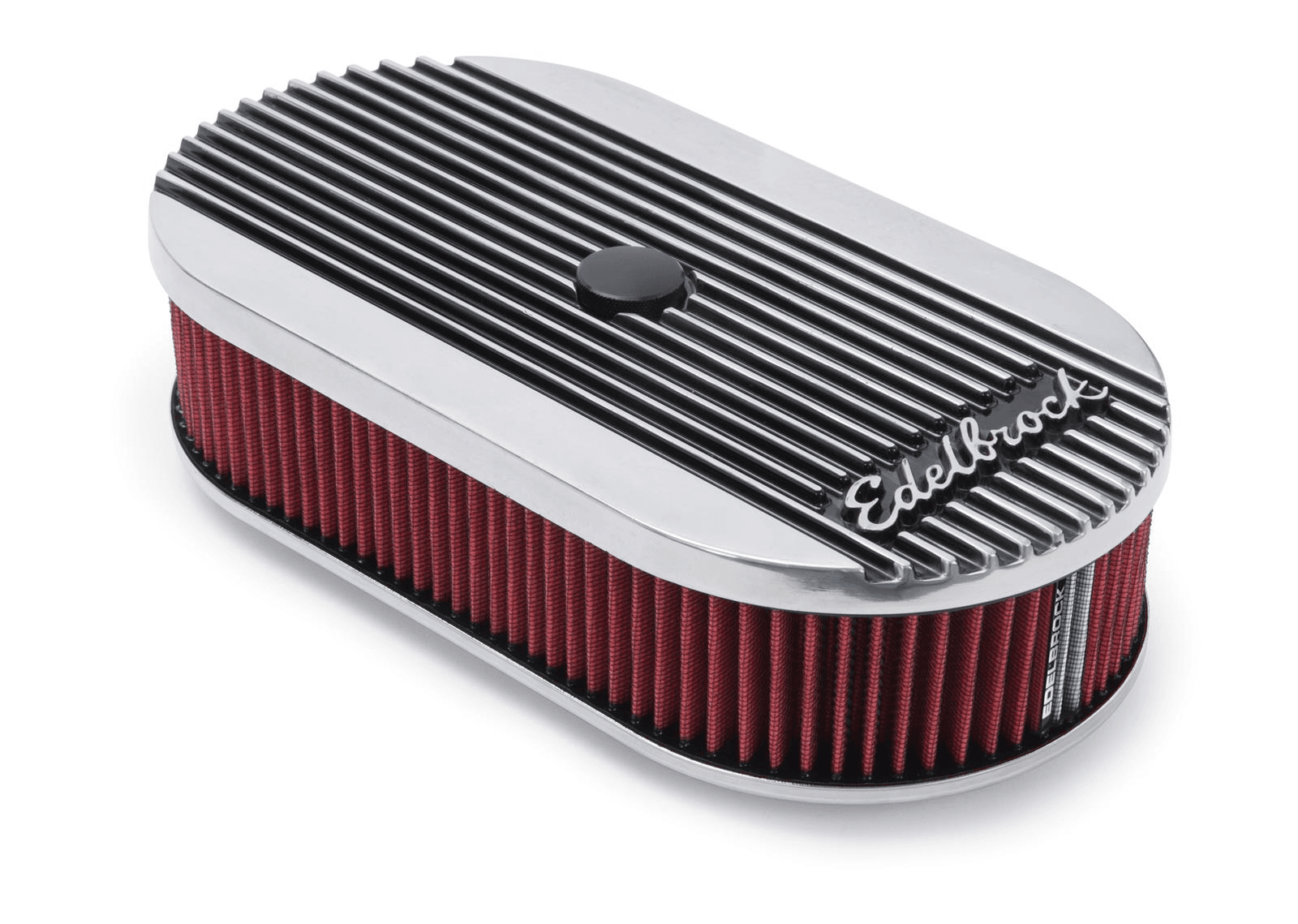 Luftfilter Oval Aluminium poliert Luftfilter Oval Aluminium poliert