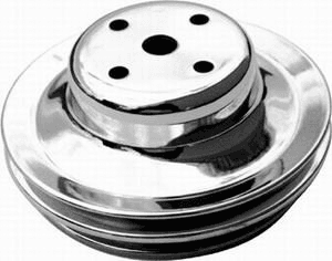 Riemenscheibe Wasserpumpe Chrom Big Block lang