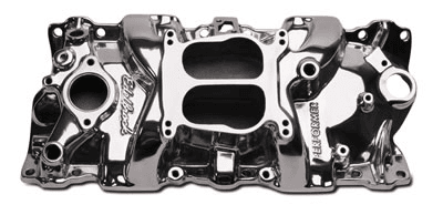Ansaugkrümmer poliert für Chevy Small Block Ansaugkrümmer poliert für Chevy Small Block