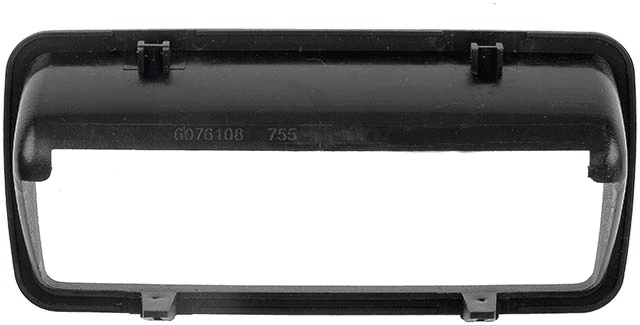 Griffblende Heckklappe schwarz