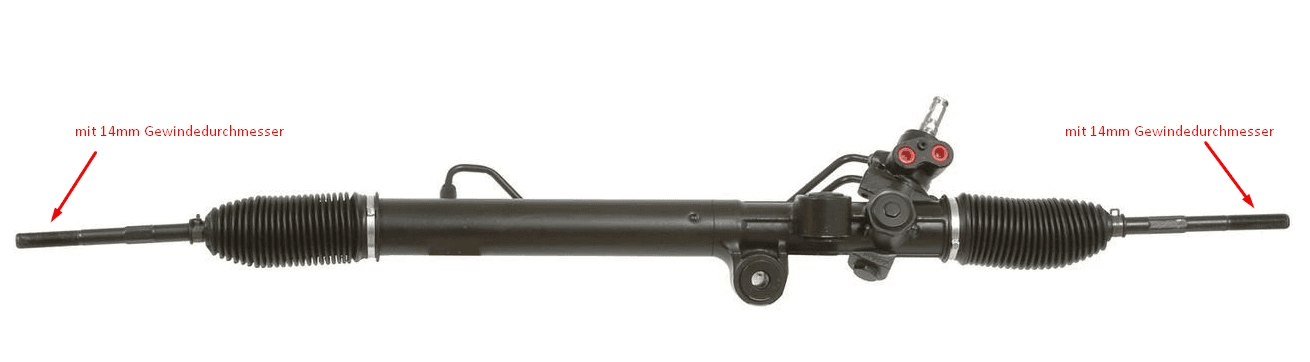 Zahnstangenlenkgetriebe Generalüberholt H3 Hummer 14mm Zahnstangenlenkgetriebe Generalüberholt H3 Hummer 14mm